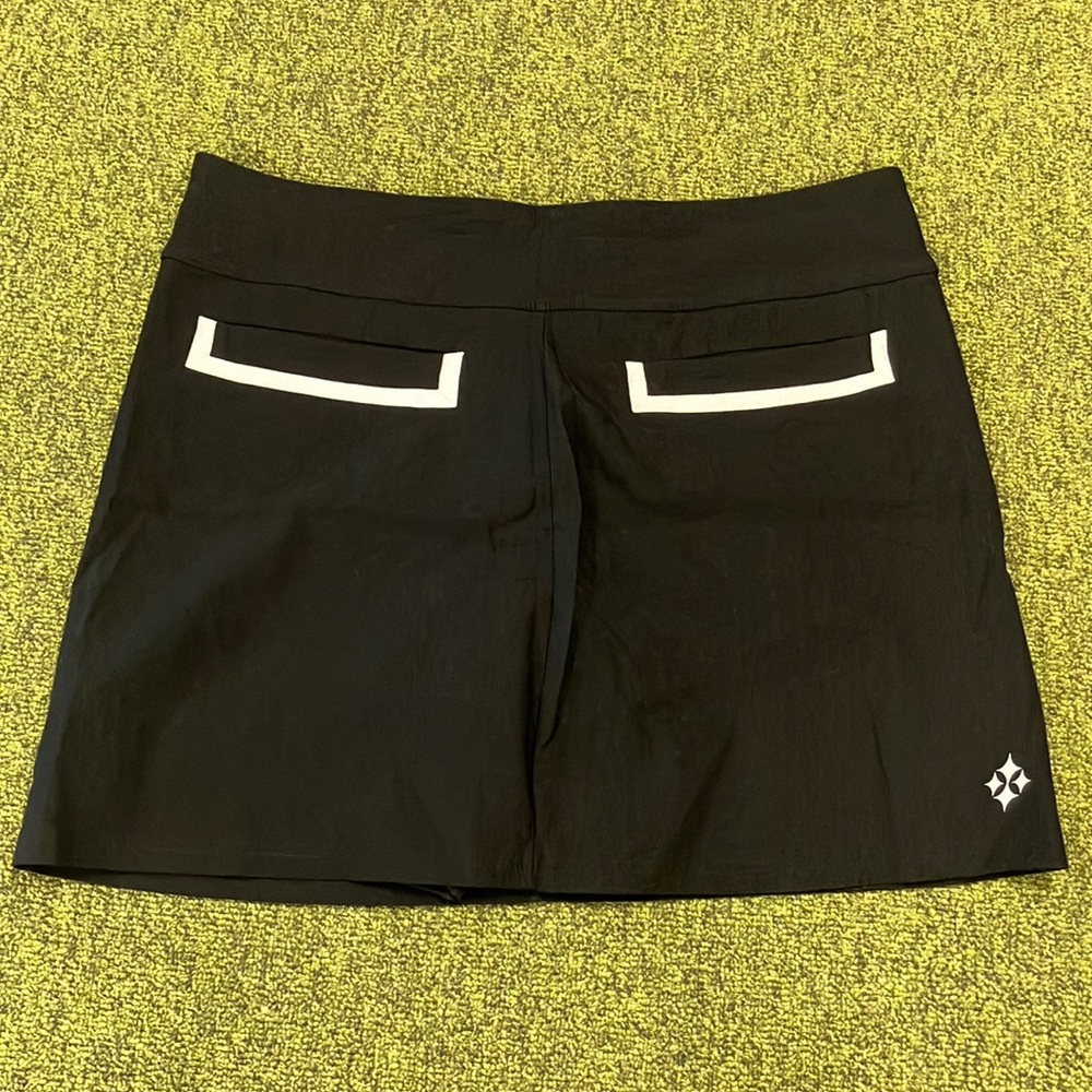 Jofit Black Skort with White Trim